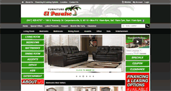 Desktop Screenshot of elparaisofurniture.com